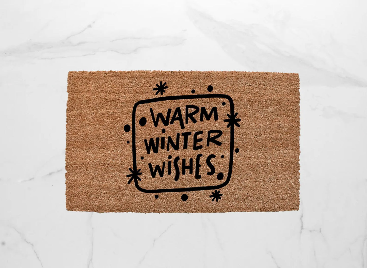 Warm Winter Wishes Doormat
