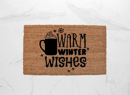 Warm Winter Wishes Doormat
