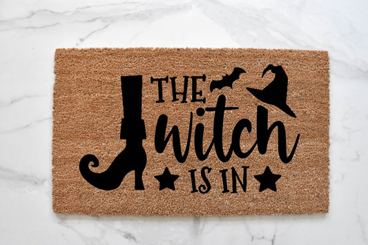 The Witch Is In Doormat