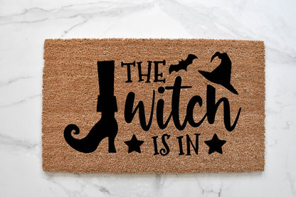 The Witch Is In Doormat