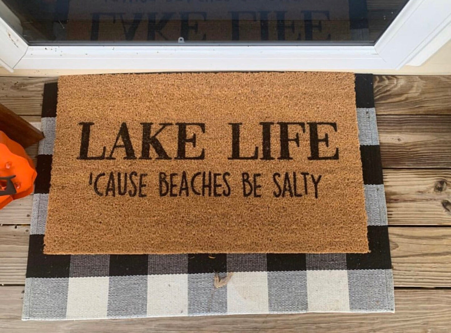 Lake Life 'Cause Beaches Be Salty Doormat
