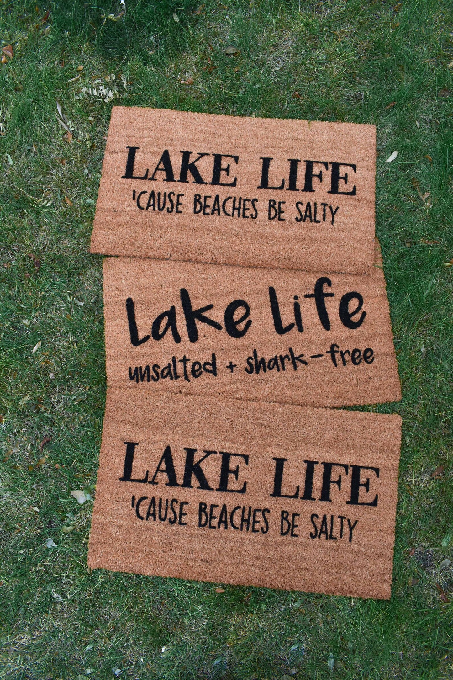 Lake Life 'Cause Beaches Be Salty Doormat