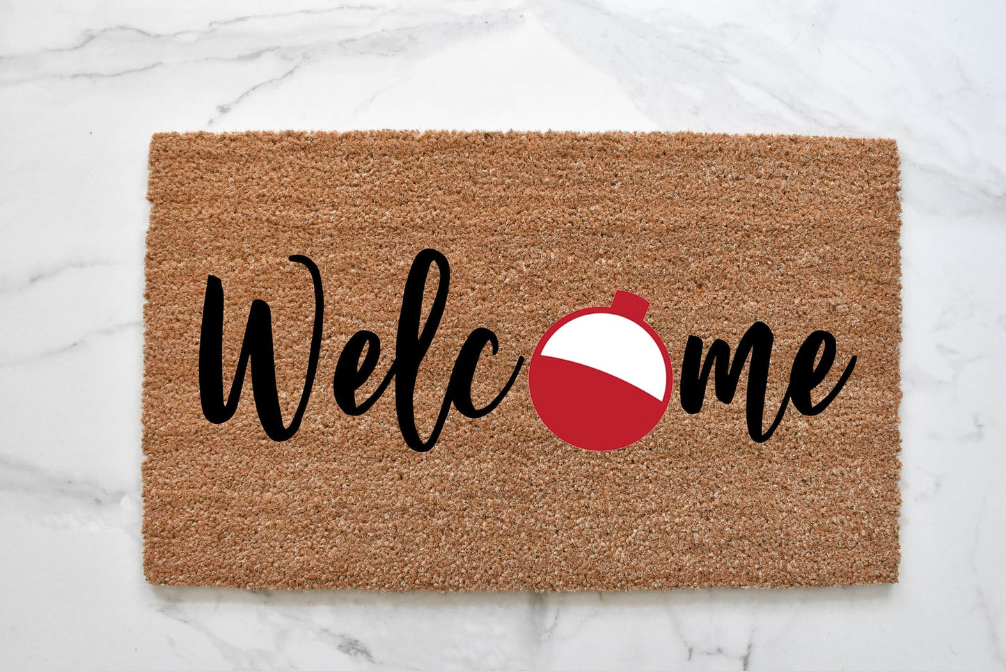 Welcome + Bobber Doormat