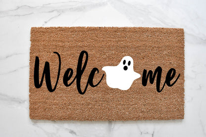 Welcome + Ghost Doormat