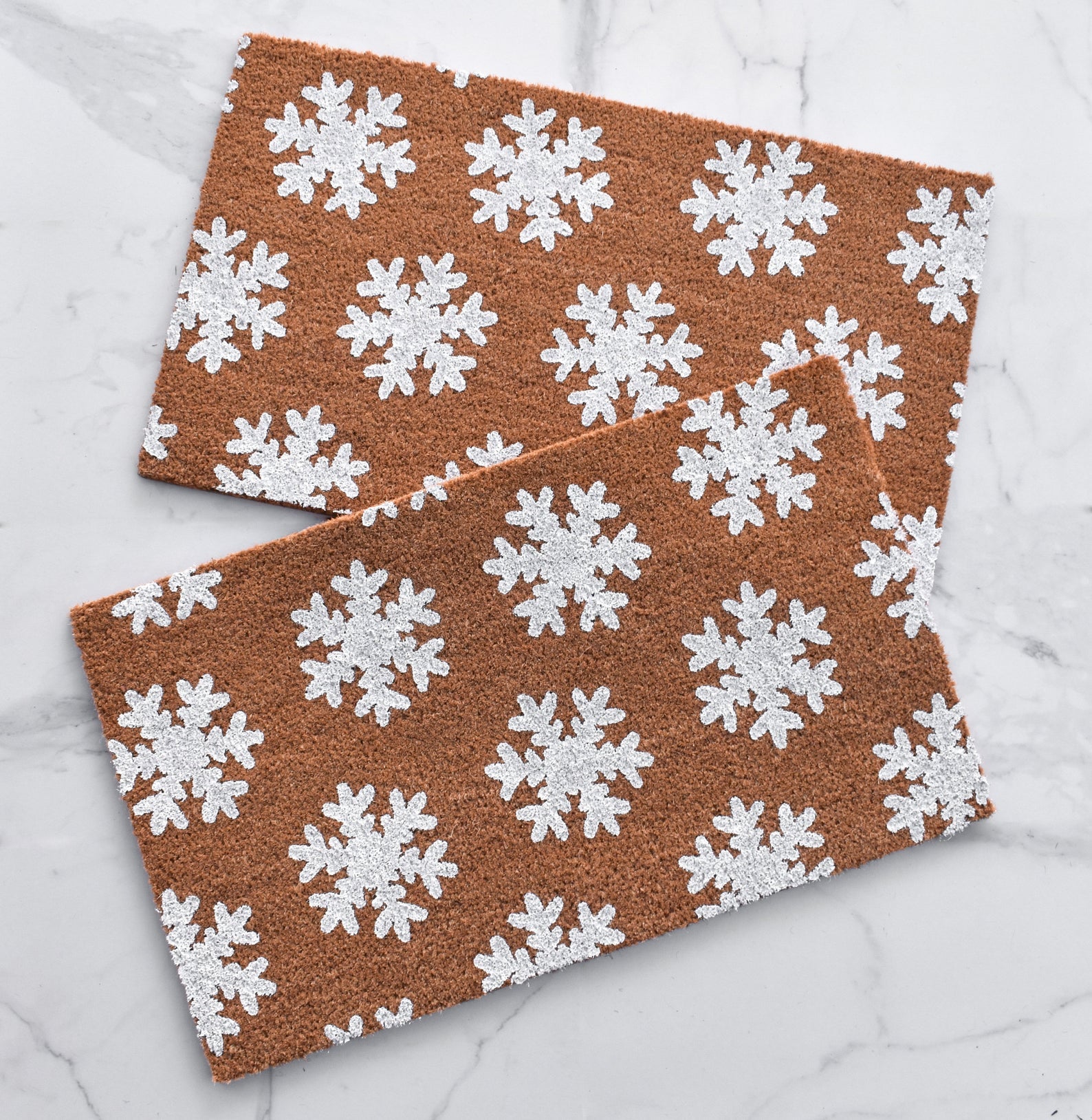 Snowflake Doormat – blackandwheatco