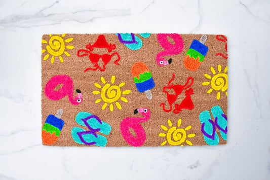Summer Party Doormat