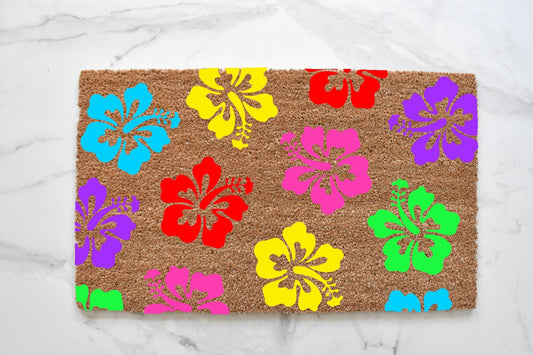 Hibiscus Doormat