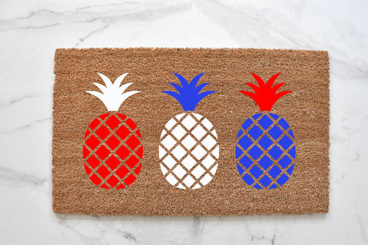 USA Pineapples Doormat