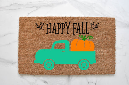 Happy Fall Truck Doormat