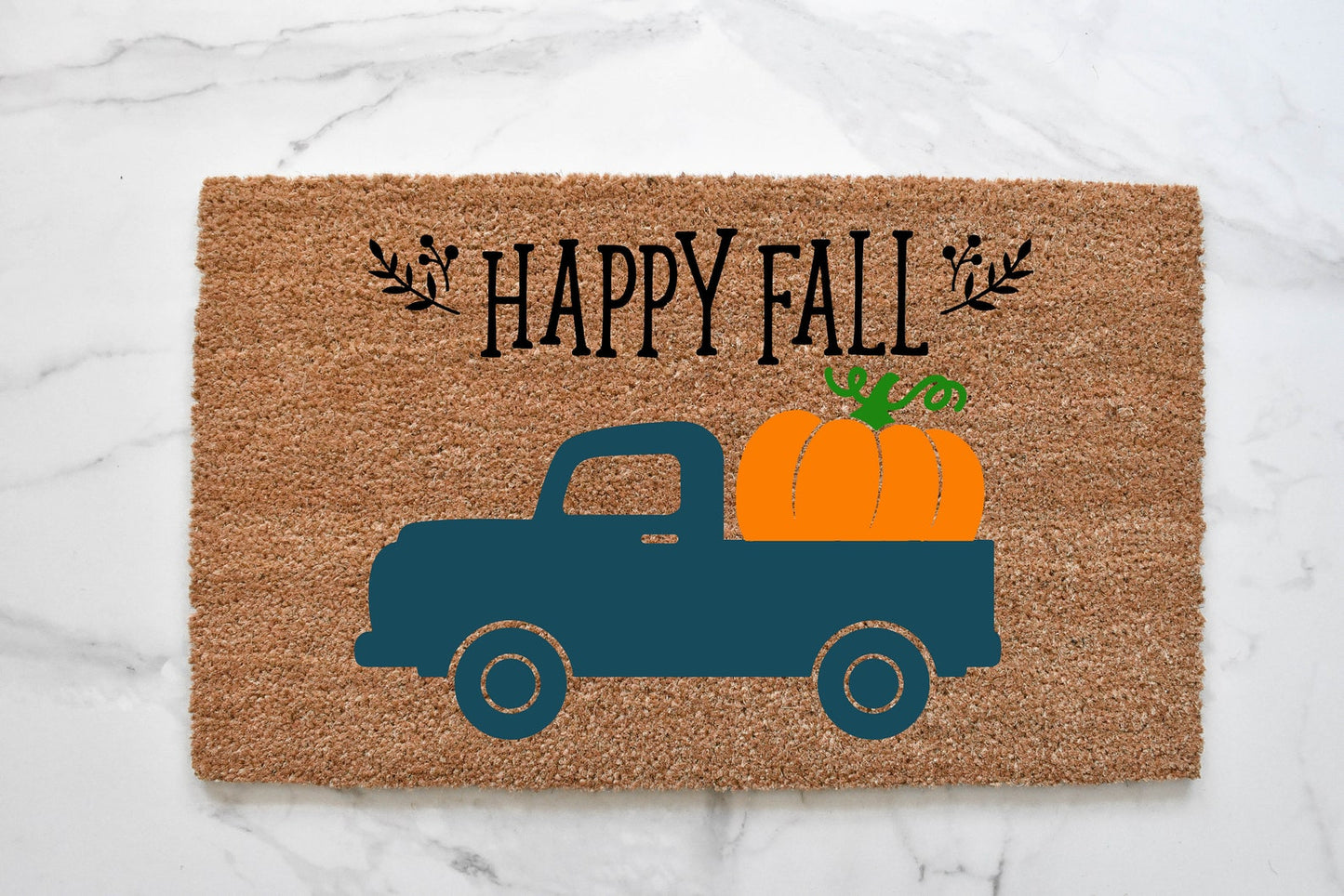 Happy Fall Truck Doormat