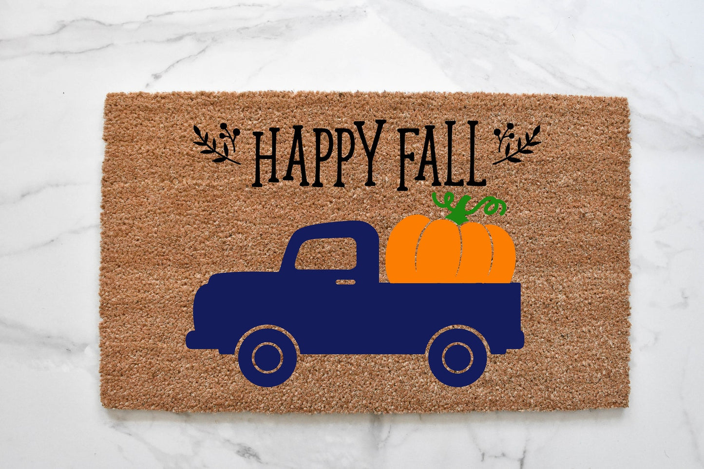 Happy Fall Truck Doormat