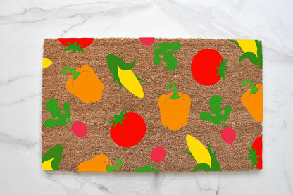 Garden Veggie Doormat