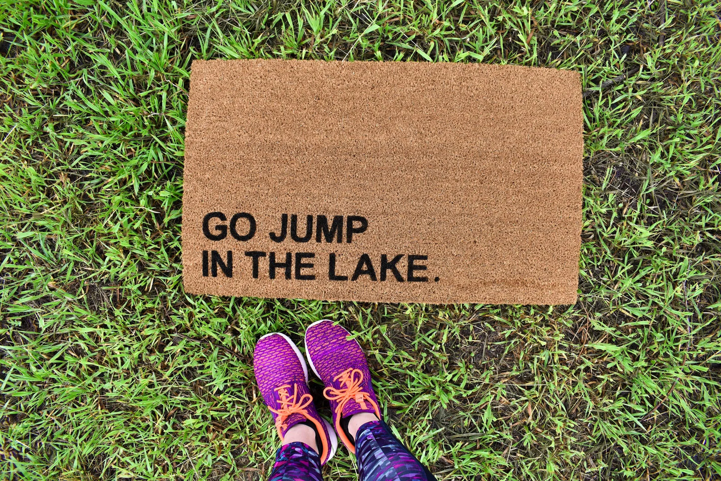 Go Jump In The Lake Doormat