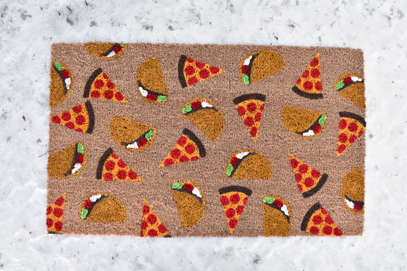 Pizza and Tacos Doormat