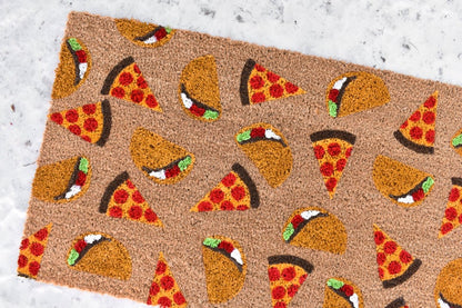 Pizza and Tacos Doormat