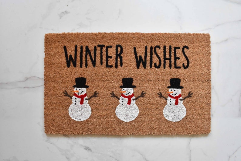 Winter Doormat – blackandwheatco