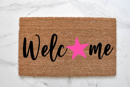 Welcome + Star Doormat