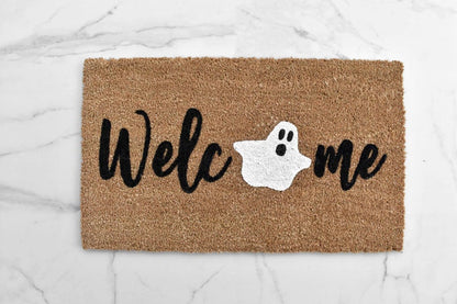 Welcome + Ghost Doormat