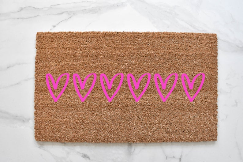 Heart Doormat